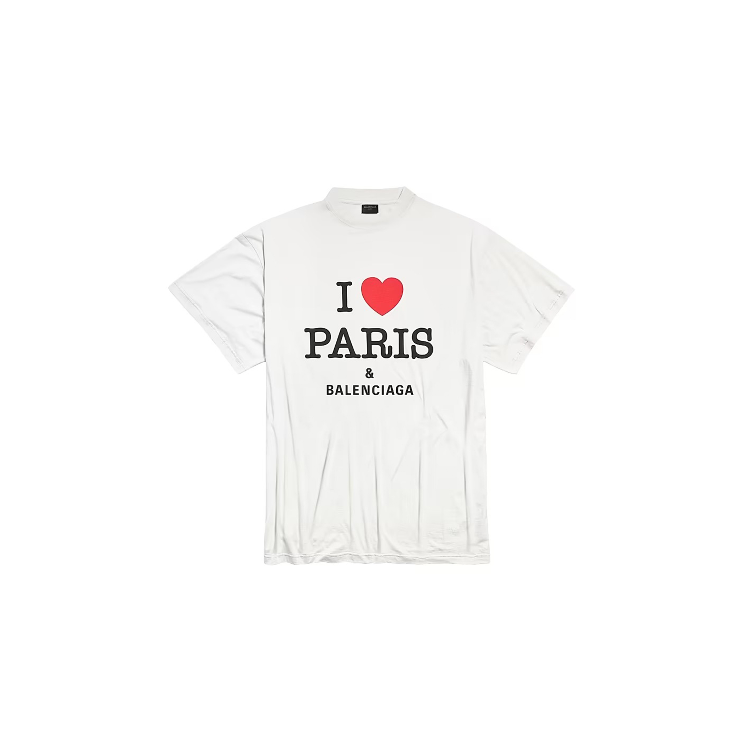 BALENCIAGA PARIS MOON UPSIDE DOWN T-SHIRT OVERSIZED 